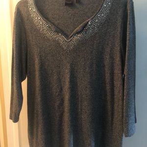 Top Rafaela brand 2x. Grey